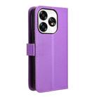 For Umidigi A15 / A15C Diamond Texture Leather Phone Case(Purple) - 3