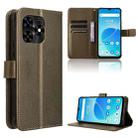 For Umidigi G5 / G5A Diamond Texture Leather Phone Case(Brown) - 1