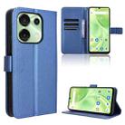 For Umidigi G9 5G / Note 90 Diamond Texture Leather Phone Case(Blue) - 1