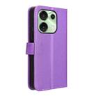 For Umidigi G9 5G / Note 90 Diamond Texture Leather Phone Case(Purple) - 3