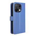 For Umidigi Note 100 / Note 100A Diamond Texture Leather Phone Case(Blue) - 3
