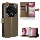 For Umidigi G100 5G 2025 / G100 Pro Diamond Texture Leather Phone Case(Brown) - 1