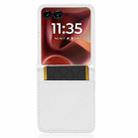 For Motorola Razr 60 Ultra Diamond Texture Leather Phone Case(White) - 3