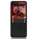For Motorola Razr 60 Ultra Diamond Texture Leather Phone Case(Black) - 3