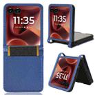 For Motorola Razr 60 Ultra Diamond Texture Leather Phone Case(Blue) - 1