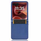 For Motorola Razr 60 Ultra Diamond Texture Leather Phone Case(Blue) - 3