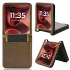 For Motorola Razr 60 Ultra Diamond Texture Leather Phone Case(Brown) - 1