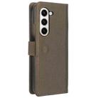 For Samsung Galaxy Z Fold6 Diamond Texture Leather Phone Case(Brown) - 3