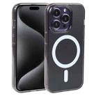 For iPhone 15 Pro GEBEI MagSafe Magnetic Transparent Phone Case(Transparent Black) - 1