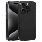 For iPhone 15 Pro Max GEBEI Acrylic Phone Case(Transparent Black) - 1
