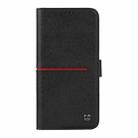 For iPhone 15 Pro Max GEBEI Top-grain Horizontal Flip Leather Phone Case(Black) - 2