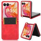 For Motorola Razr 50 Ultra Retro Texture Leather Phone Case(Red) - 1