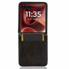 For Motorola Razr 60 Ultra Retro Texture Leather Phone Case(Black) - 3