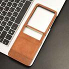 For Motorola Razr 60 Ultra Retro Texture Leather Phone Case(Brown) - 2
