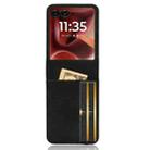 For Motorola Razr 60 Ultra Skin Feel Card Slot Leather Phone Case(Black) - 3