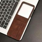 For Motorola Razr 60 Ultra Skin Feel Card Slot Leather Phone Case(Brown) - 2