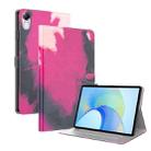 For Honor Pad X8 Pro/X9 Watercolor Pattern Flip Leather Tablet Case(Berry Color) - 1