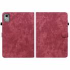 For Lenovo Tab K11 Plus Tiger Pattern Flip Leather Tablet Case(Red) - 3