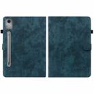 For Lenovo Tab P12 Pro 12.7 2025 Tiger Pattern Flip Leather Tablet Case(Dark Blue) - 3