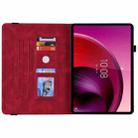 For Lenovo Tab M11/Xiaoxin Pad 11 2024 Butterfly Flower Embossed Leather Tablet Case(Red) - 3