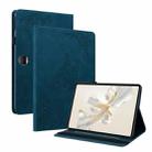 For Honor Pad 9 12.1 Butterfly Flower Embossed Leather Tablet Case(Blue) - 1