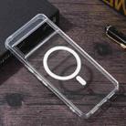 For Google Pixel 8 Transparent MagSafe Magnetic PC + TPU Phone Case - 1