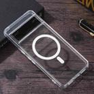 For Google Pixel 7 Transparent MagSafe Magnetic PC + TPU Phone Case - 1