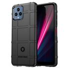 For T-Mobile REVVL 6x Full Coverage Shockproof TPU Phone Case(Black) - 1