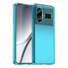 For Realme GT5 Candy Series TPU Phone Case(Transparent Blue) - 1