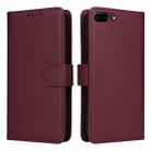 For iPhone 6 Plus / 7 Plus / 8 Plus BETOPNICE BN-005 2 in 1 Detachable Imitate Genuine Leather Phone Case(Wine Red) - 1