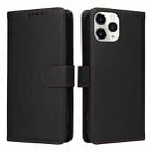 For iPhone 11 Pro BETOPNICE BN-005 2 in 1 Detachable Imitate Genuine Leather Phone Case(Black) - 1