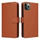 For iPhone 11 Pro Max BETOPNICE BN-005 2 in 1 Detachable Imitate Genuine Leather Phone Case(Brown) - 1