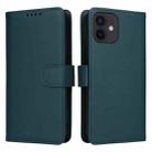 For iPhone 12 Pro / 12 BETOPNICE BN-005 2 in 1 Detachable Imitate Genuine Leather Phone Case(Blue) - 1