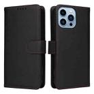 For iPhone 13 Pro Max BETOPNICE BN-005 2 in 1 Detachable Imitate Genuine Leather Phone Case(Black) - 1