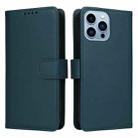 For iPhone 13 Pro Max BETOPNICE BN-005 2 in 1 Detachable Imitate Genuine Leather Phone Case(Blue) - 1