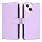 For iPhone 13 mini BETOPNICE BN-005 2 in 1 Detachable Imitate Genuine Leather Phone Case(Light Purple) - 1