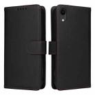 For iPhone XR BETOPNICE BN-005 2 in 1 Detachable Imitate Genuine Leather Phone Case(Black) - 1