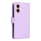 For iPhone 16 Plus BETOPNICE BN-005 2 in 1 Detachable Imitate Genuine Leather Phone Case(Light Purple) - 3