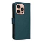 For iPhone 16 Pro BETOPNICE BN-005 2 in 1 Detachable Imitate Genuine Leather Phone Case(Blue) - 3