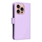 For iPhone 16 Pro Max BETOPNICE BN-005 2 in 1 Detachable Imitate Genuine Leather Phone Case(Light Purple) - 3