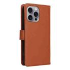 For iPhone 16 Pro Max BETOPNICE BN-005 2 in 1 Detachable Imitate Genuine Leather Phone Case(Brown) - 3