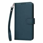 For iPhone 16 Pro Max BETOPNICE BN-005 2 in 1 Detachable Imitate Genuine Leather Phone Case(Blue) - 2