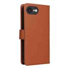 For iPhone 16e BETOPNICE BN-005 2 in 1 Detachable Imitate Genuine Leather Phone Case(Brown) - 3