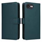 For iPhone 16e BETOPNICE BN-005 2 in 1 Detachable Imitate Genuine Leather Phone Case(Blue) - 1