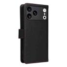 For iPhone 17 Pro Max BETOPNICE BN-005 2 in 1 Detachable Imitate Genuine Leather Phone Case(Black) - 3
