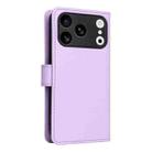 For iPhone 17 Pro BETOPNICE BN-005 2 in 1 Detachable Imitate Genuine Leather Phone Case(Light Purple) - 3