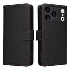 For iPhone 17 Pro BETOPNICE BN-005 2 in 1 Detachable Imitate Genuine Leather Phone Case(Black) - 1