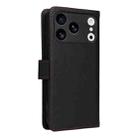 For iPhone 17 Pro BETOPNICE BN-005 2 in 1 Detachable Imitate Genuine Leather Phone Case(Black) - 3