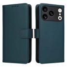 For iPhone 17 Pro BETOPNICE BN-005 2 in 1 Detachable Imitate Genuine Leather Phone Case(Blue) - 1