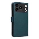 For iPhone 17 Pro BETOPNICE BN-005 2 in 1 Detachable Imitate Genuine Leather Phone Case(Blue) - 3